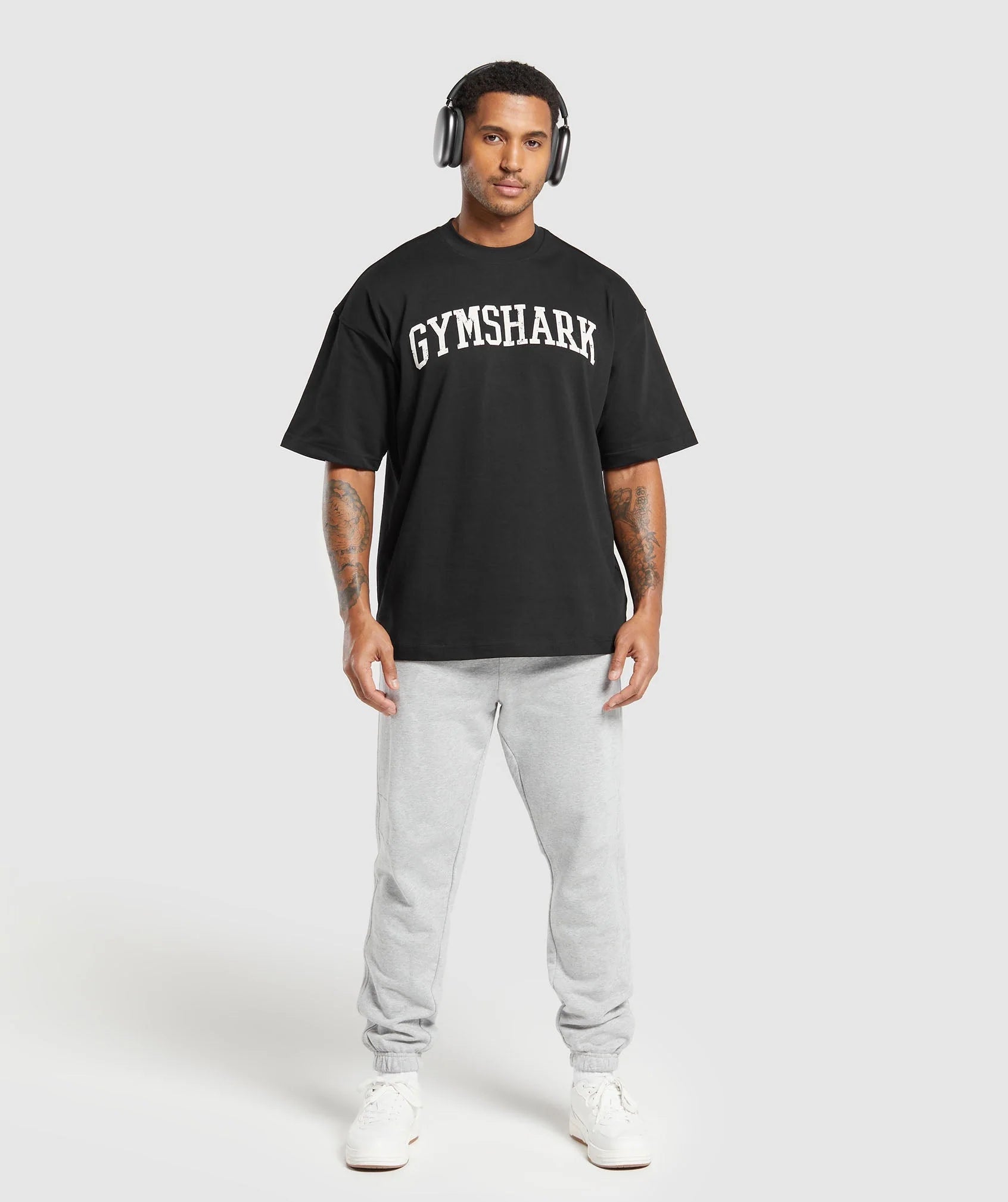 Collegiate T-Shirt Gymshark , Black - Gallery 3