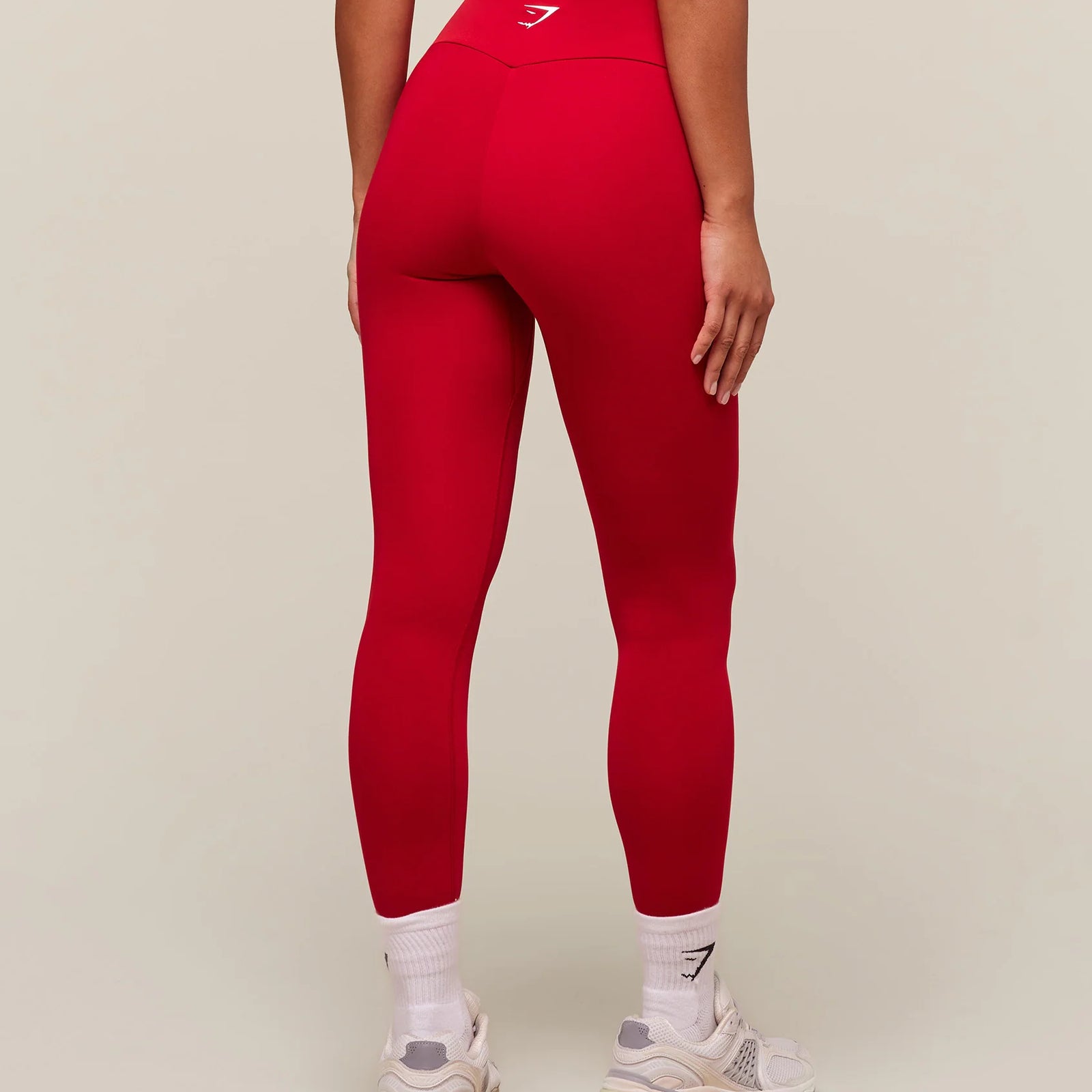 Gymshark Training Leggins - Red - Image 2