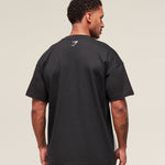 Shark Attack OS Tee Gymshark, Black - Thumbnail 3