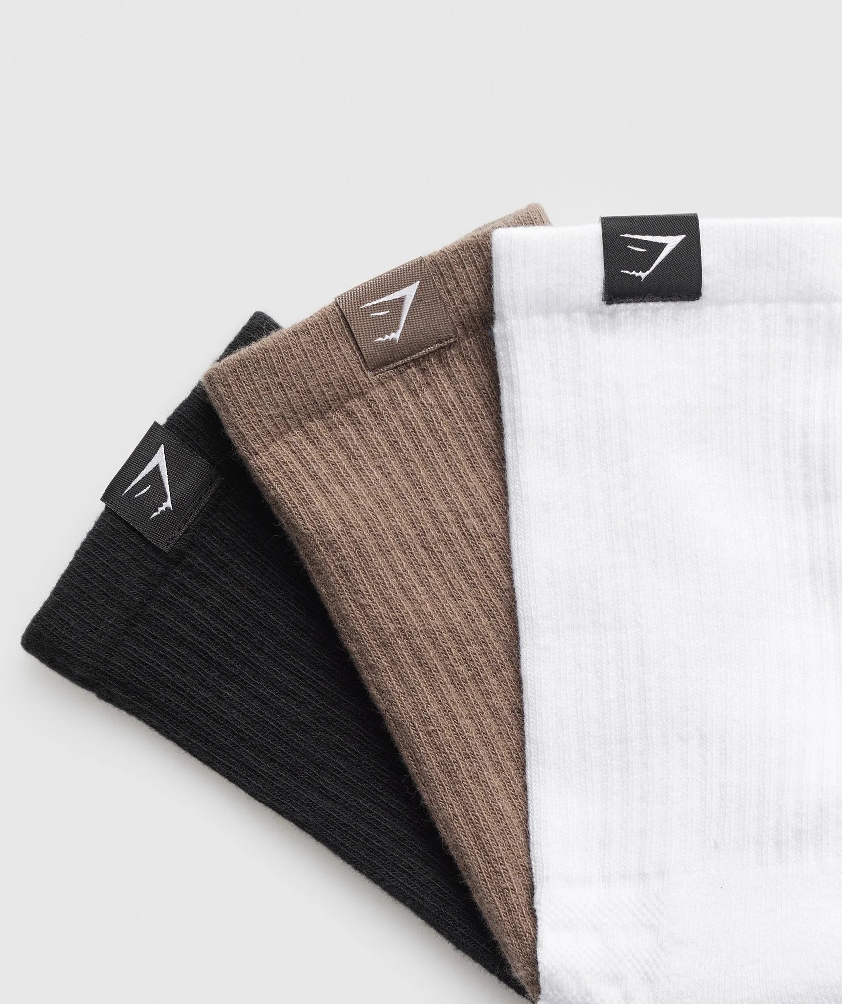 Gymshark Woven Tab Crew Socks