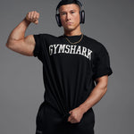 Collegiate T-Shirt Gymshark , Black - Thumbnail 1
