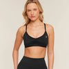 Ruched Strappy Sports Bra