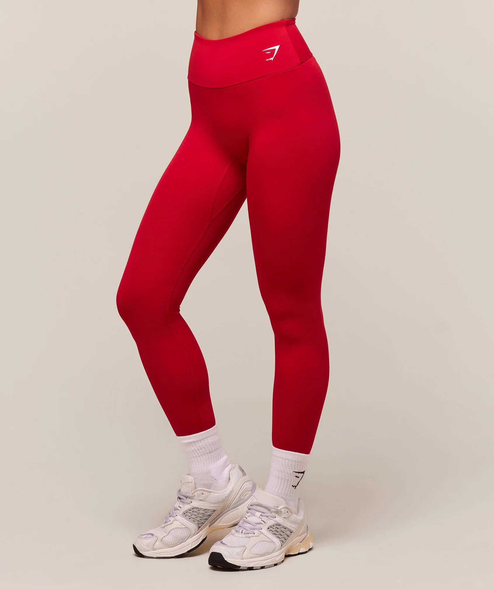Gymshark Training Leggins - Red - Gallery 1