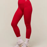 Gymshark Training Leggins - Red - Thumbnail 1